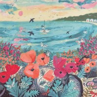 Galison Beachside Flowers - imagen del puzzle