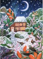Gibsons Frosty Fauna - Midwinter Moonlight - puzzle image