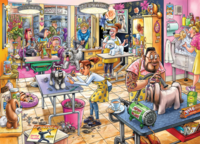 Jumbo Wasgij 23 - Pooch Parlour! - Puzzlebild
