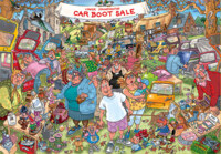 Jumbo Wasgij Car boot Capers - image du puzzle