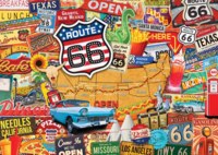 Masterpieces Greetings From Route 66 - puzzle image