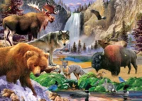Masterpieces Yellowstone National Park - obrázek puzzlí