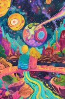 Misitu Space Fantasy Series - Date - obrázek puzzlí