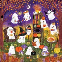 Mudpuppy Ghostly Gathering - puzzle image