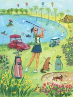 New York Puzzle Company Queen of the Green - puzzle image