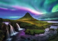 Ravensburger Aurora Over Kirkjufell - Puzzlebild