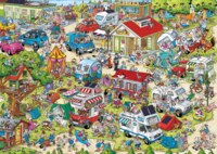 Ravensburger Ray's Comic Series Holiday Resort 1: The Campsite - Puzzlebild