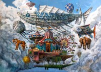 Renoir Puzzle Flying Circus - パズル画像