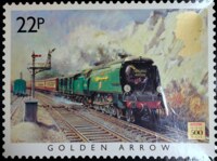 Waddingtons Famous Trains - Golden Arrow - image du puzzle